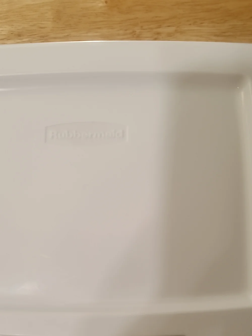 Airtight White and Green Food Storage Container with Drain Tray